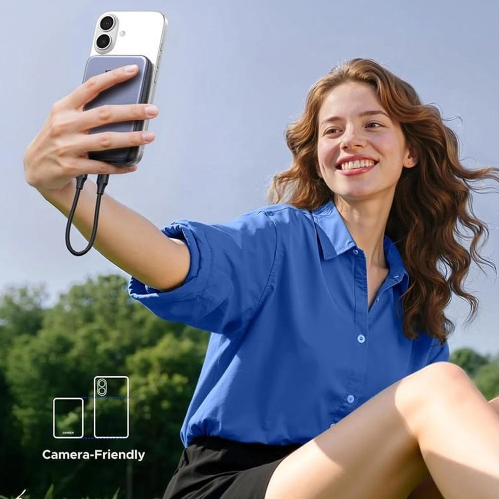 Vanjska baterija UGREEN 75131B, 10000mAh, 22.5W, QC + PD, 1 x USB-A - 1 x USB-C, Siva