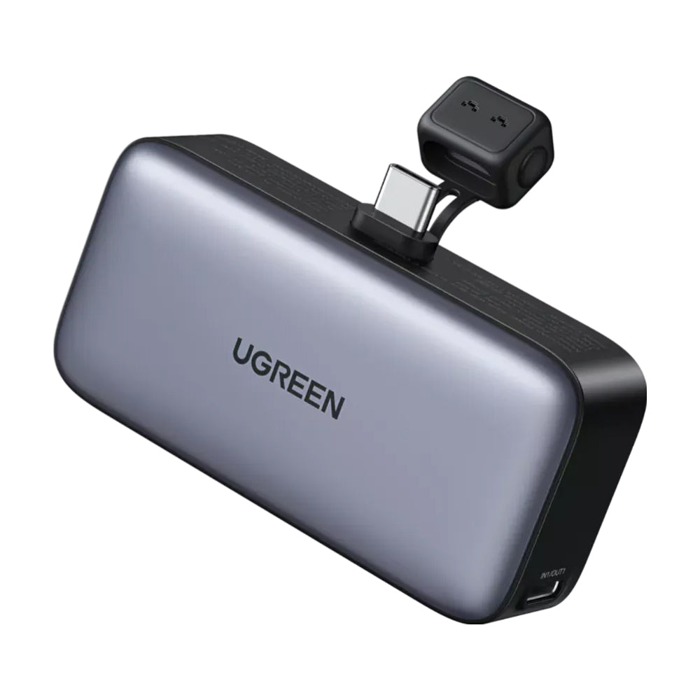 Vanjska baterija UGREEN PB503, 5000mAh, 22.5W, PD, 1 x USB-C, siva