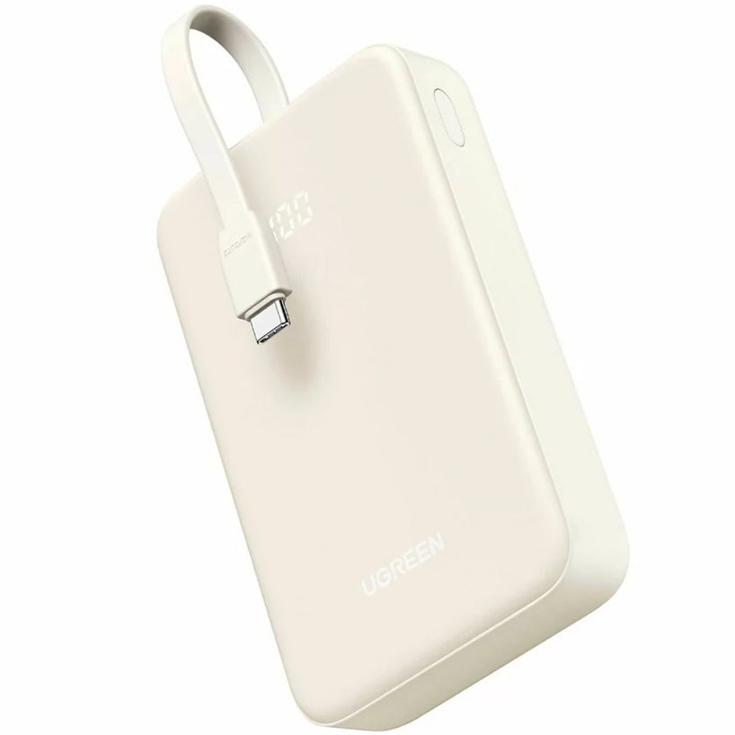 Vanjska baterija UGREEN PB505, 20000mAh, 22.5W, QC + PD, 1 x USB-A - 2 x USB-C, Bež