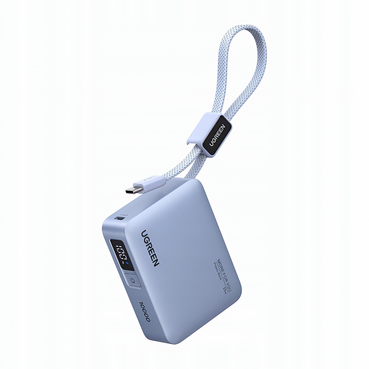 Vanjska baterija UGREEN PB584 (75173B), 10000mAh, 33W, QC + PD, 1 x USB-A - 2 x USB-C, Plava