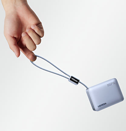 Vanjska baterija UGREEN PB584 (75173B), 10000mAh, 33W, QC + PD, 1 x USB-A - 2 x USB-C, Plava