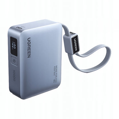Vanjska baterija UGREEN PB584 (75173B), 10000mAh, 33W, QC + PD, 1 x USB-A - 2 x USB-C, Plava