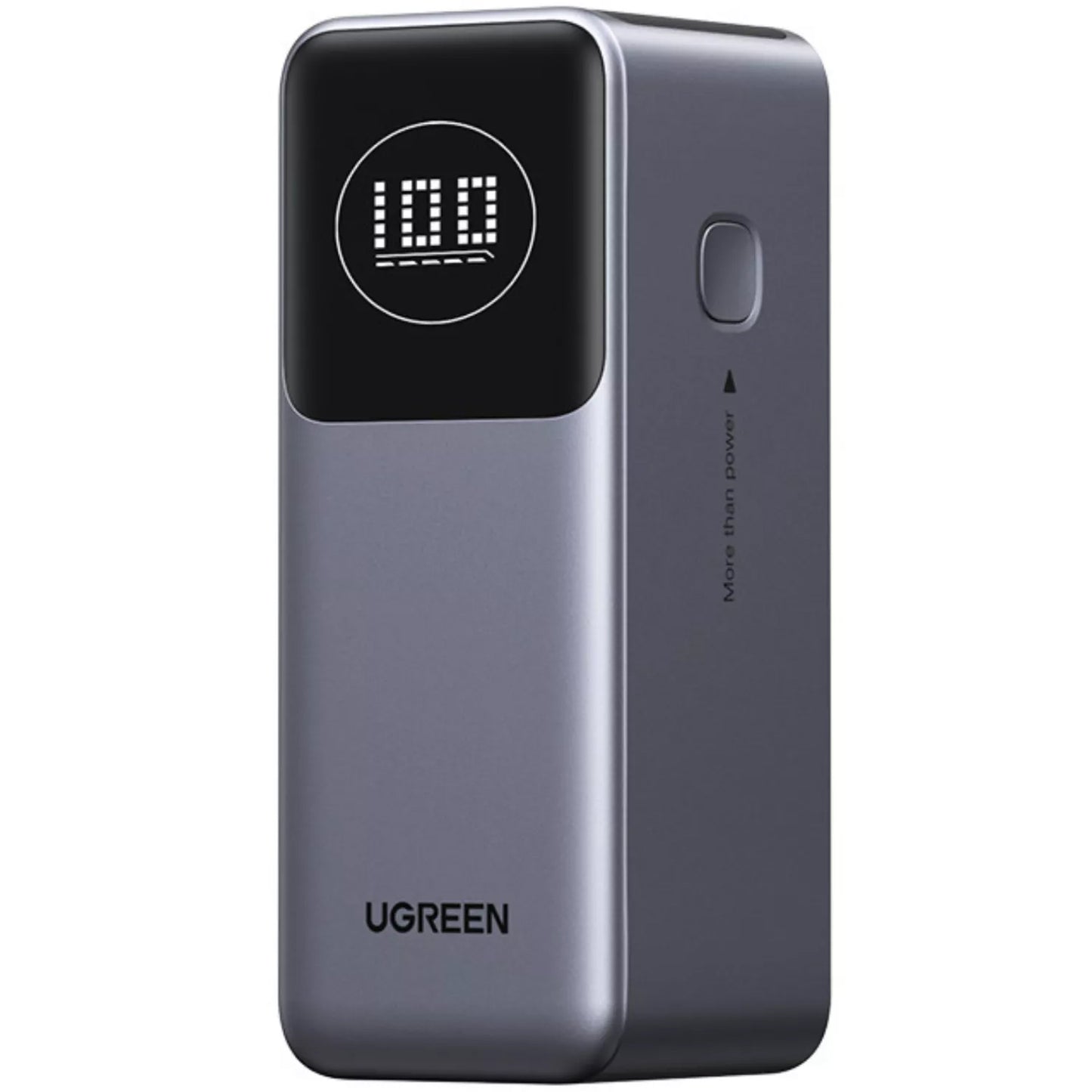 Vanjska baterija UGREEN PB724, 12000mAh, 100W, QC + PD, 1 x USB-A - 1 x USB-C, Siva