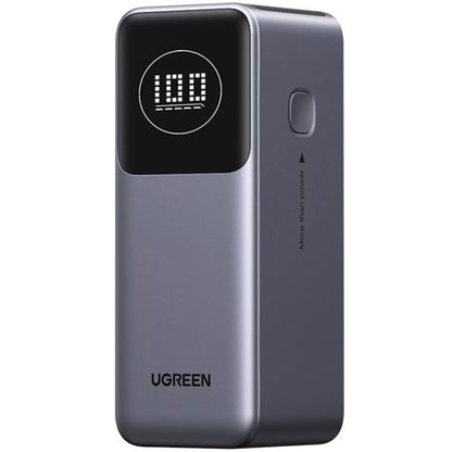 Vanjska baterija UGREEN PB724, 12000mAh, 100W, QC + PD, 1 x USB-A - 1 x USB-C, Siva