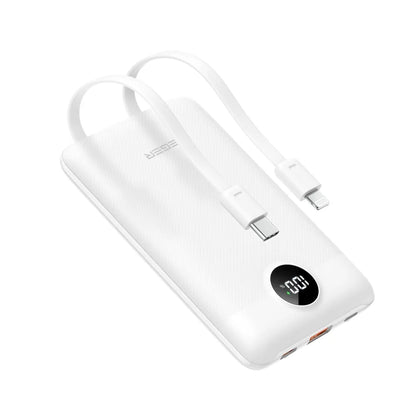 Vanjska baterija Veger C11C, 10000mAh, 22.5W, QC + PD, 1 x Lightning - 1 x USB-A - 2 x USB-C, Bijela