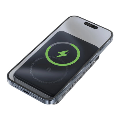 Vanjska bežična baterija Acefast M10, 10000mAh, 30W, PD + FQI, 1 x QI - 2 x USB-C, Crna