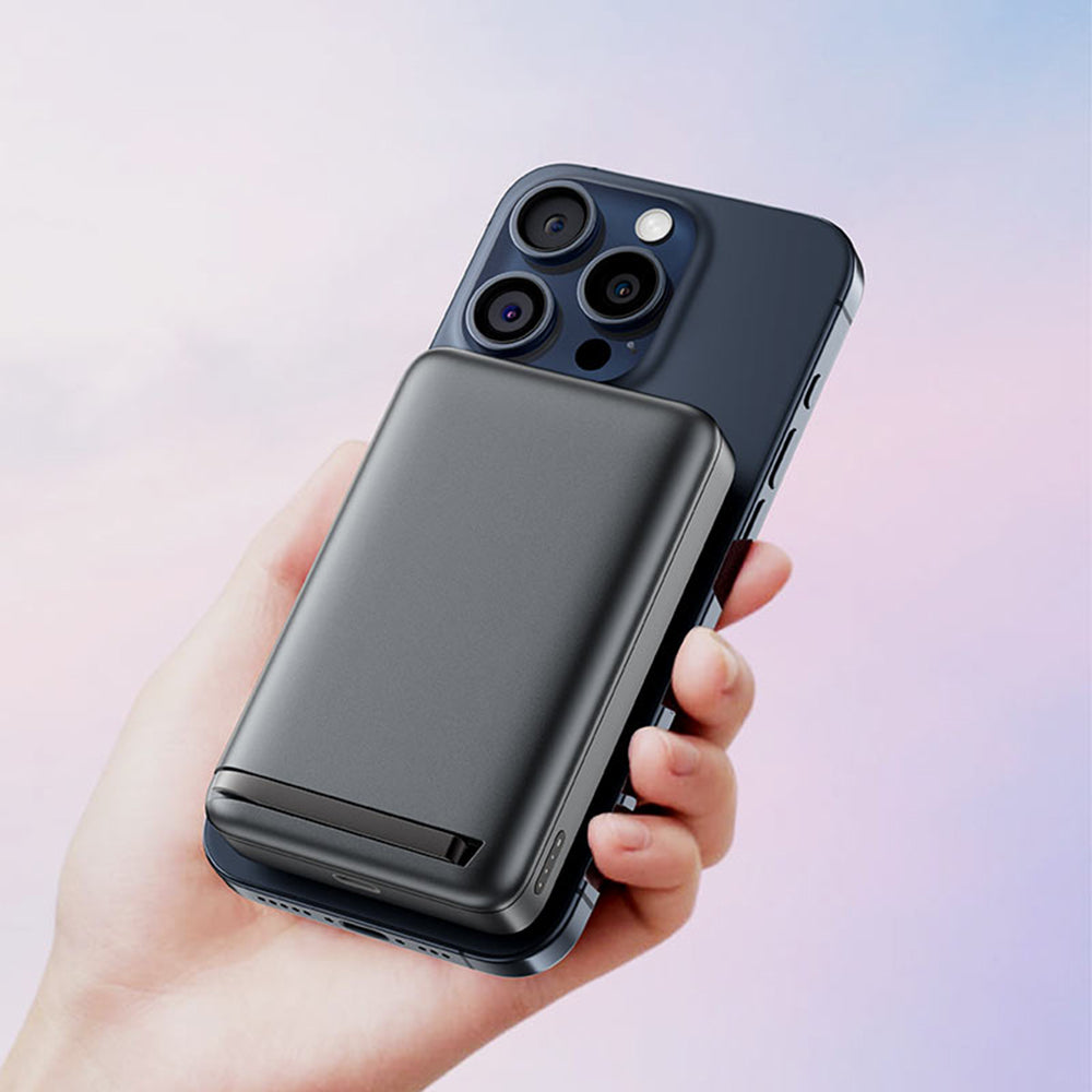 Vanjska baterija Wireless Acefast M11, 10000mAh, 30W, PD + FQI, 1 x QI - 1 x USB-C, Crna