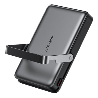 Vanjska baterija Wireless Acefast M17, 10000mAh, 22.5W, PD + FQI, 1 x QI - 1 x USB-C, Crna
