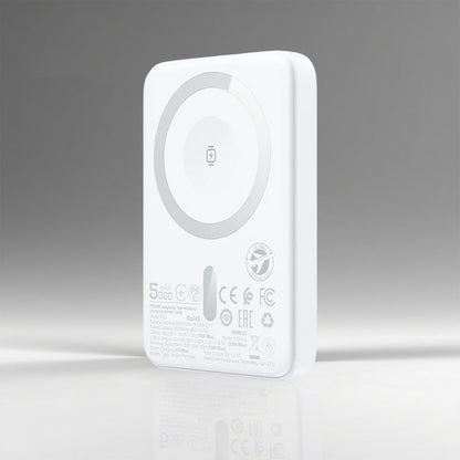 Vanjska baterija Wireless Acefast M25, 5000mAh, 20W, PD + FQI, 1 x QI - 1 x USB-C, Bijela