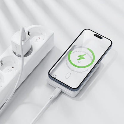Vanjska baterija Wireless Acefast M26, 10000mAh, 20W, PD + FQI, 1 x QI - 1 x USB-C, Bijela