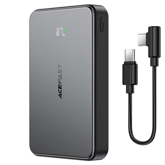 Vanjska baterija Wireless Acefast M31, 10000mAh, 22.5W, QC + PD + FQI, 1 x QI - 1 x USB-A - 2 x USB-C, Crna