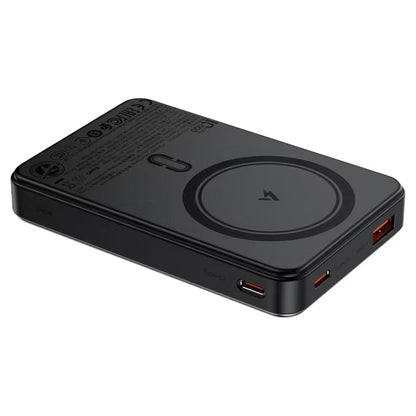 Vanjska baterija Wireless Acefast M31, 10000mAh, 22.5W, QC + PD + FQI, 1 x QI - 1 x USB-A - 2 x USB-C, Crna