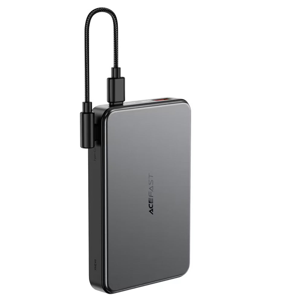 Vanjska baterija Wireless Acefast M31, 10000mAh, 22.5W, QC + PD + FQI, 1 x QI - 1 x USB-A - 2 x USB-C, Crna