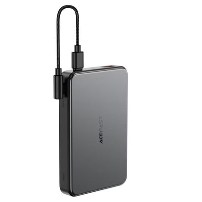 Vanjska baterija Wireless Acefast M31, 10000mAh, 22.5W, QC + PD + FQI, 1 x QI - 1 x USB-A - 2 x USB-C, Crna