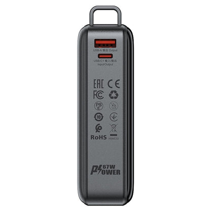 Vanjska baterija Acefast M4, 20000mAh, 67W, PD, 1 x USB-A - 2 x USB-C, Crna