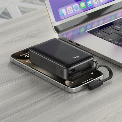 Vanjska baterija Acefast M4, 20000mAh, 67W, PD, 1 x USB-A - 2 x USB-C, Crna