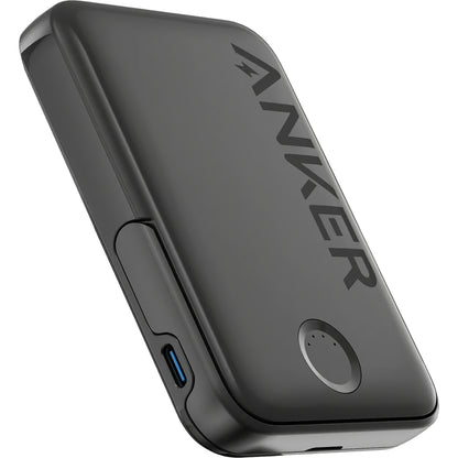 Vanjska baterija Anker 322 MagGo, bežična, 5000mAh, 12W, 1 x QI - 1 x USB-C, crna A1618G11