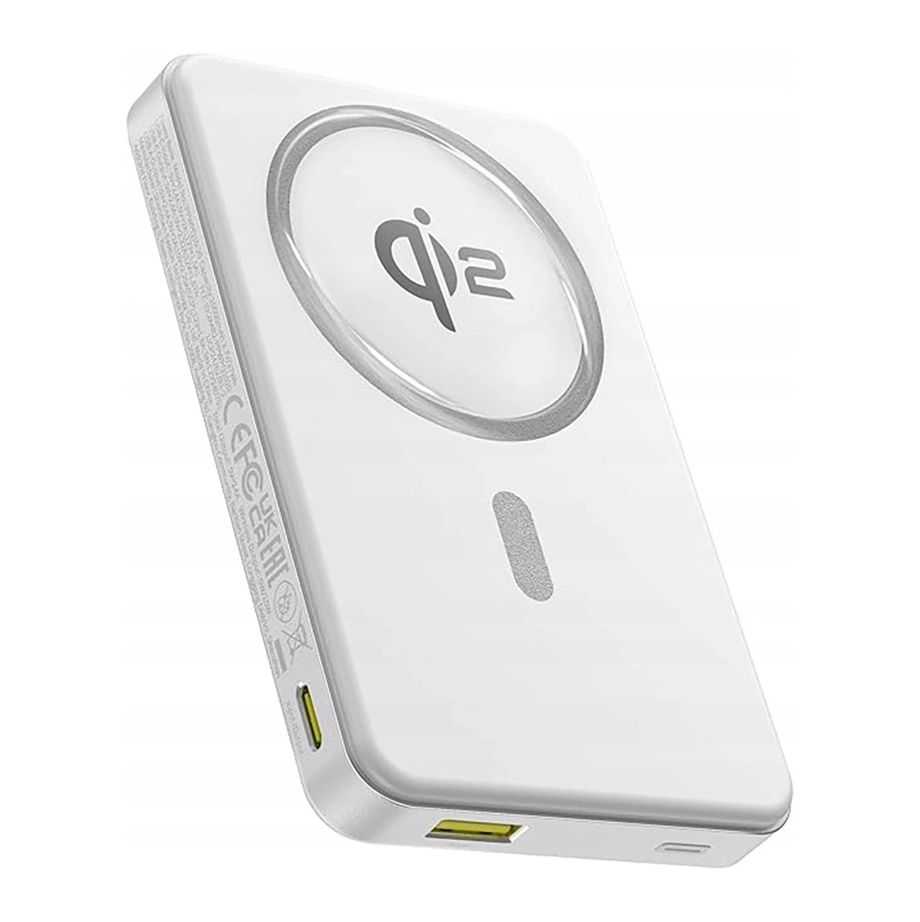 Vanjska bežična baterija Baseus Airpow2 Qi2, 10000mAh, 22.5W, QC + PD + FQI, 1 x QI - 1 x USB-A - 1 x USB-C, Bijela P10080000213-00