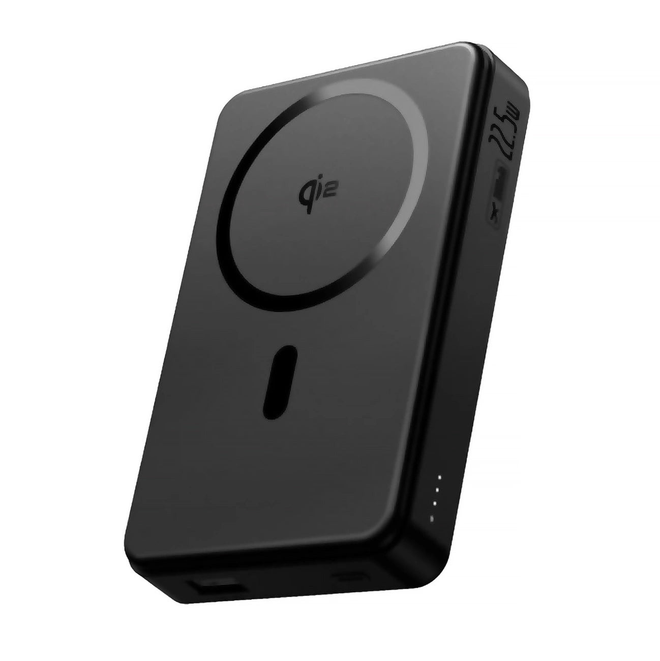 Vanjska bežična baterija Baseus Airpow2 Qi2, 10000mAh, 22.5W, QC + PD + FQI, 1 x QI - 1 x USB-A - 1 x USB-C, Crna P10080000123-00