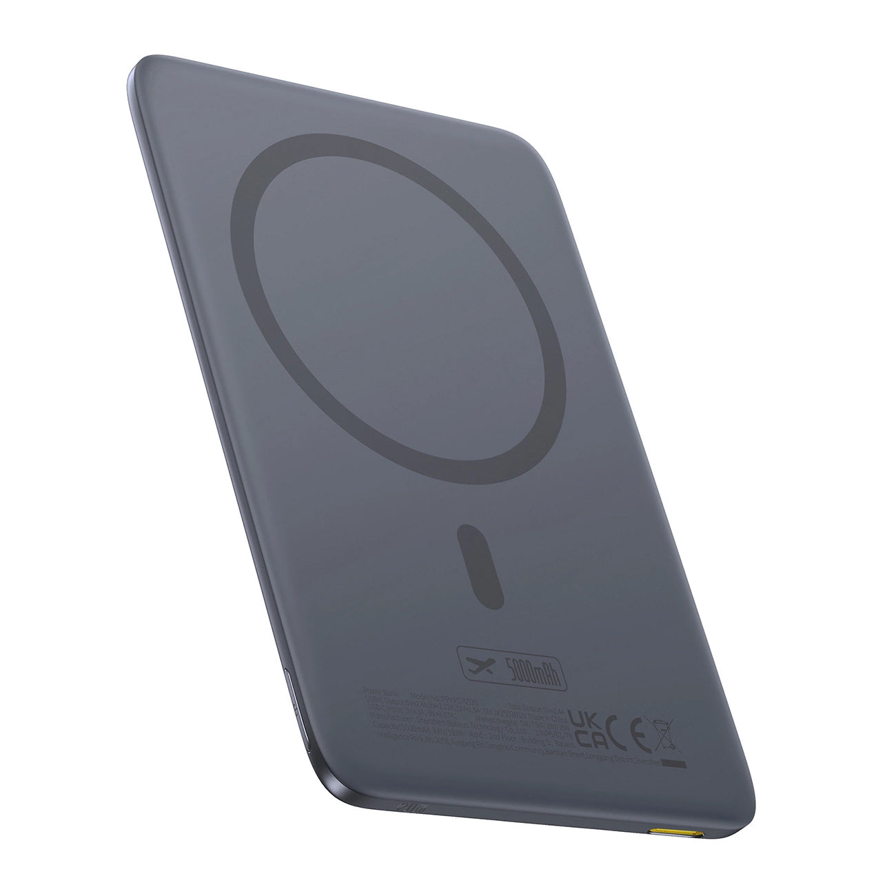 Vanjska bežična baterija Baseus PicoGo AM41, 5000mAh, 20W, PD + FQI, 1 x QI - 1 x USB-C, Siva P1007680C813-00
