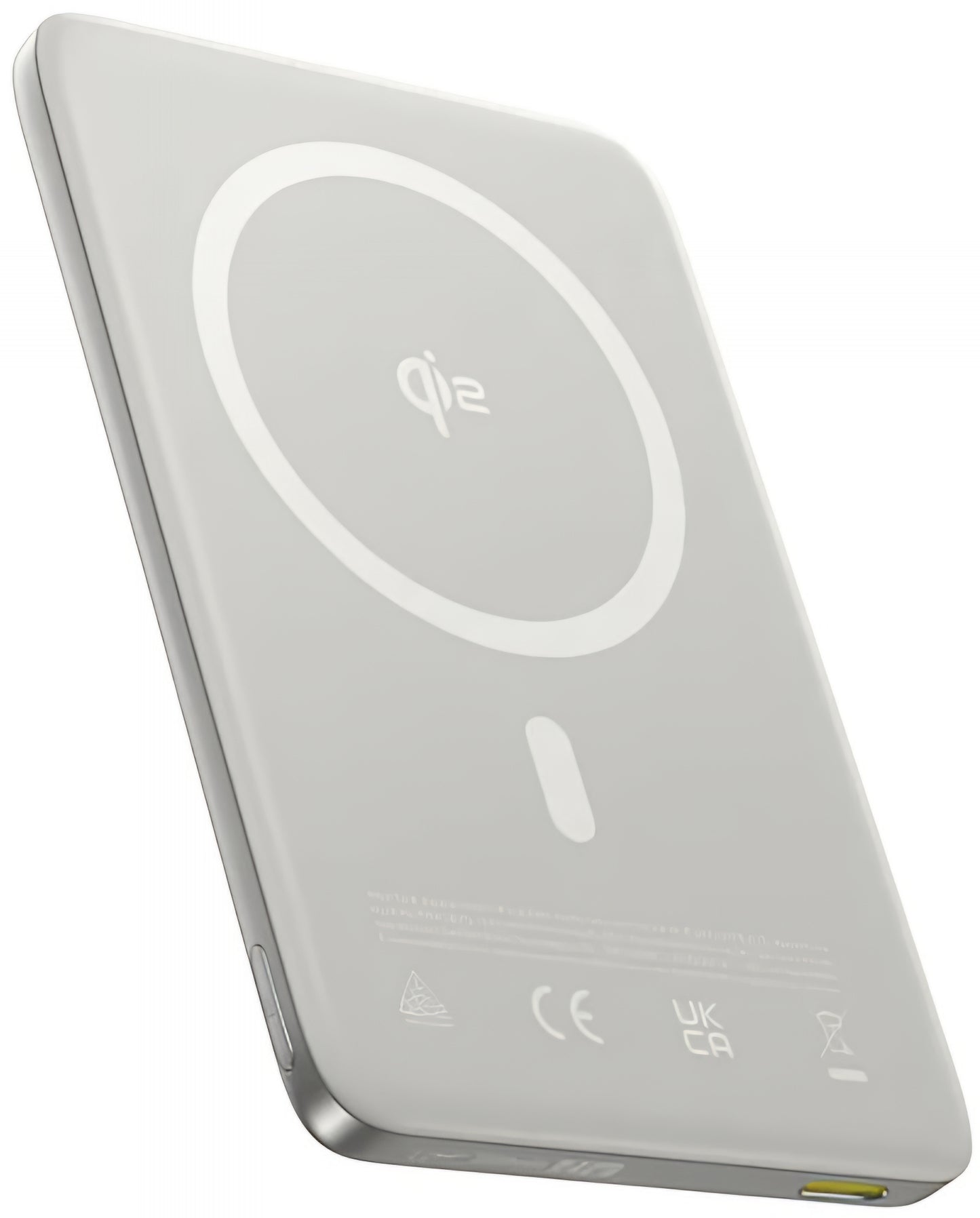 Vanjska bežična baterija Baseus PicoGo AM41, 10000mAh, 27W, PD + FQI, 1 x QI - 1 x USB-C, Bež E0027203