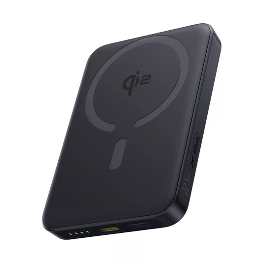 Vanjska baterija Wireless Baseus Enerfill FM12, 10000mAh, 22.5W, PD + FQI, 1 x QI - 1 x USB-C, Crna E0028500