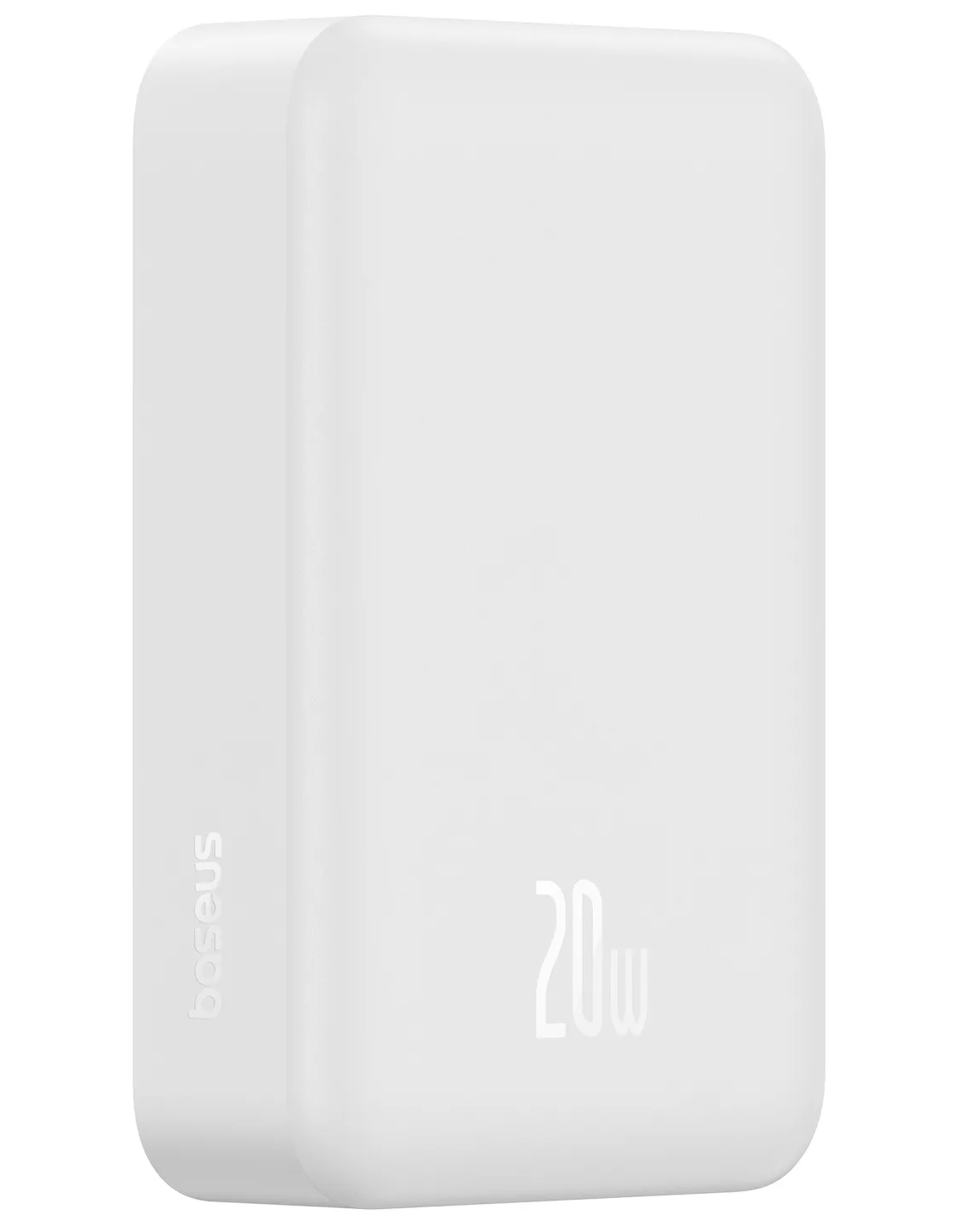 Bežična vanjska baterija Baseus EnerFill FM41 Mini, 20000mAh, 20W, PD + FQI, 1 x QI - 1 x USB-C, Bijela E0027U01