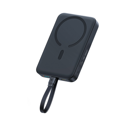 Bežična vanjska baterija Baseus EnerFill FM11, 10000 mAh, 30 W, PD + FQI, 1 × QI – 2 × USB-C, crna E0028904