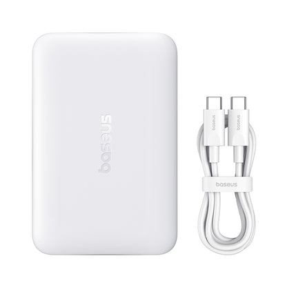 Bežična vanjska baterija Baseus EnerFill FM11, 10000mAh, 30W, PD + FQI, 1 x QI - 1 x USB-C, Bijela