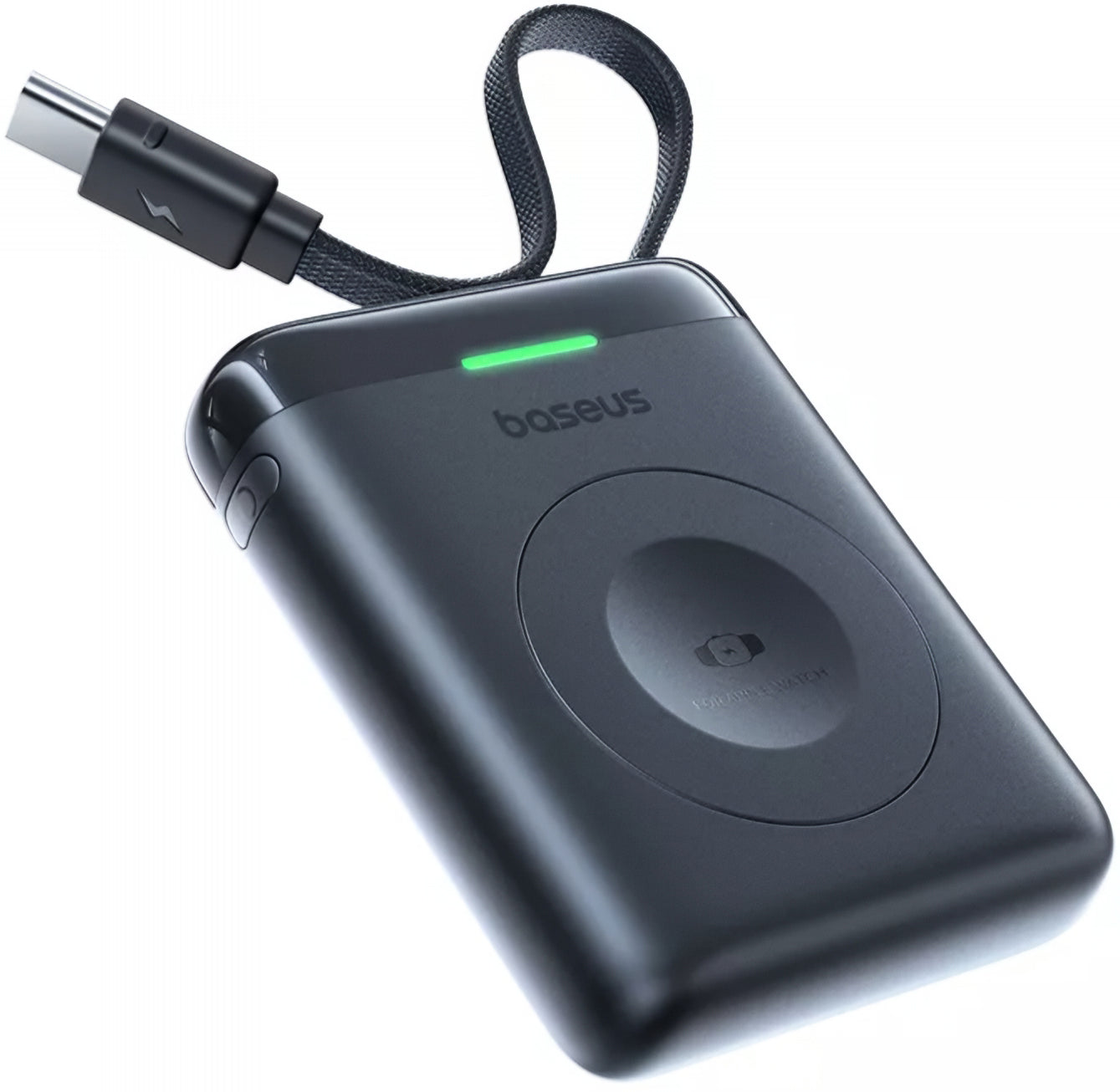 Bežična vanjska baterija Baseus EnerFill FW11 za Apple Watch Series, 1640mAh, 5W, 1 x QI, Crna E0205301