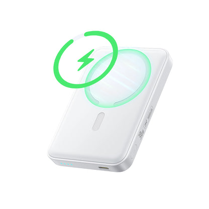 Bežična vanjska baterija Baseus EnerFill FM11, 10000mAh, 30W, PD + FQI, 1 x QI - 1 x USB-C, Bijela