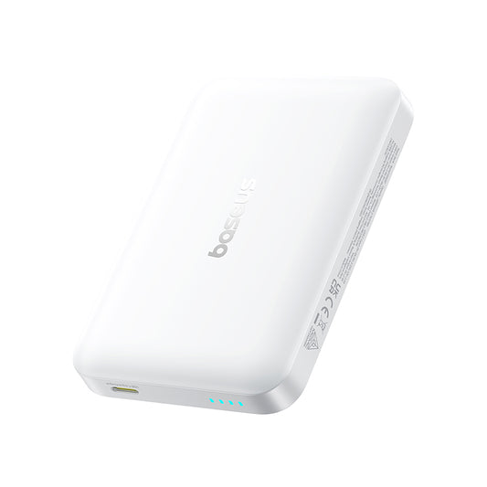 Bežična vanjska baterija Baseus EnerFill FM11, 10000mAh, 30W, PD + FQI, 1 x QI - 1 x USB-C, Bijela