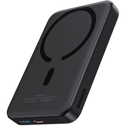 Vanjska baterija Wireless Baseus Magnetic Mini, 10000mAh, 20W, PD + FQI, 1 x QI - 1 x USB-C, Crna P10059001113-00