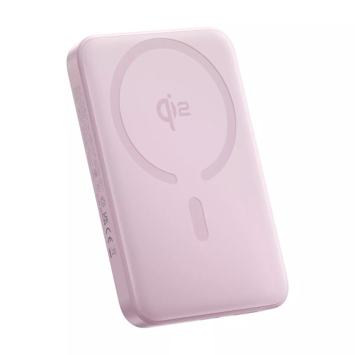 Vanjska bežična baterija Baseus Enerfill FM12, 10000mAh, 22.5W, PD + FQI, 1 x QI - 1 x USB-C, Roza E0028502
