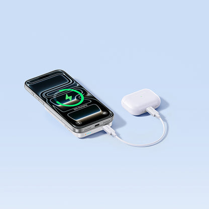 Bežična vanjska baterija Baseus EnerFill FM11, 10000mAh, 30W, PD + FQI, 1 x QI - 1 x USB-C, Bijela