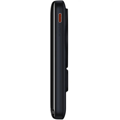 Vanjska baterija bežična Baseus Magnetic Bracket, 10000mAh, 20W, PD + FQI, 1 x QI - 1 x USB-C, plava PPCX000203