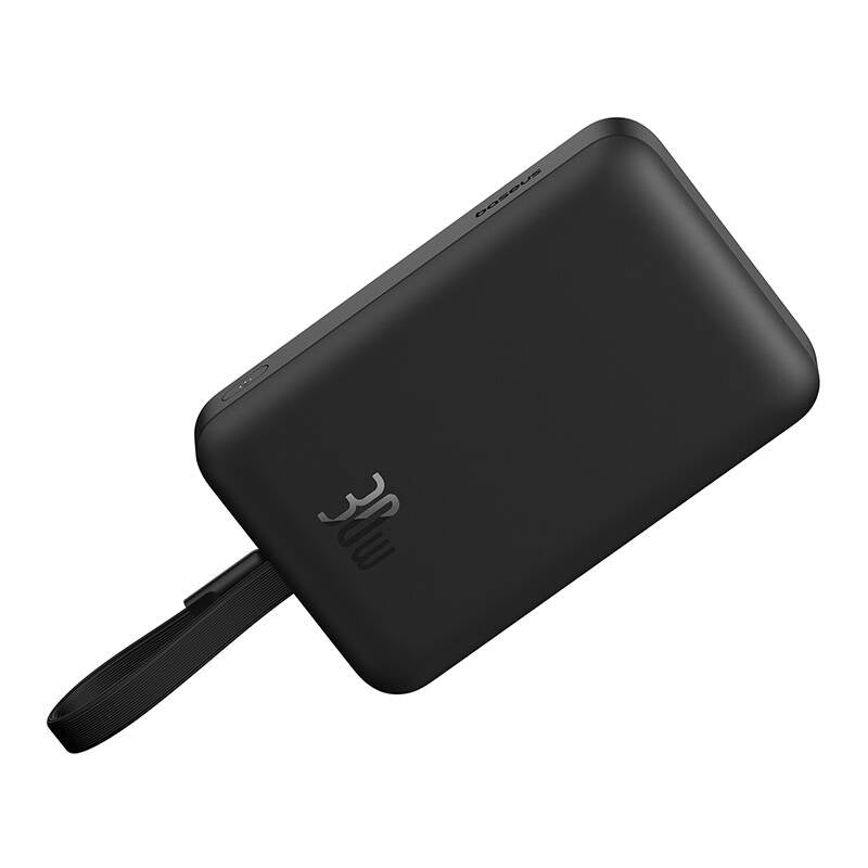 Vanjska baterija Wireless Baseus Magnetic Mini, 10000mAh, 30W, PD + FQI, 1 x QI - 2 x USB-C, Crna P1002210B113-00