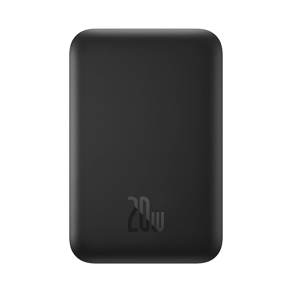 Vanjska bežična baterija Baseus Mini Air, 6000mAh, 20W, PD + FQI, 1 x QI - 1 x USB-C, Crna P10059002113-00