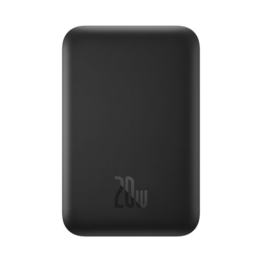 Vanjska bežična baterija Baseus Mini Air, 6000mAh, 20W, PD + FQI, 1 x QI - 1 x USB-C, Crna P10059002113-00