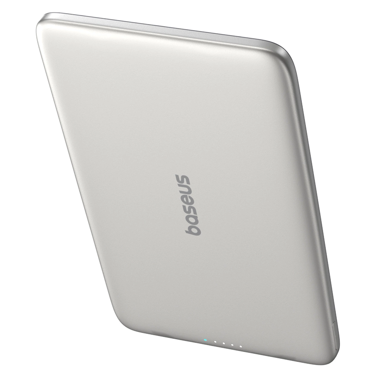 Vanjska bežična baterija Baseus PicoGo AM41, 5000mAh, 20W, PD + FQI, 1 x QI - 1 x USB-C, Bež