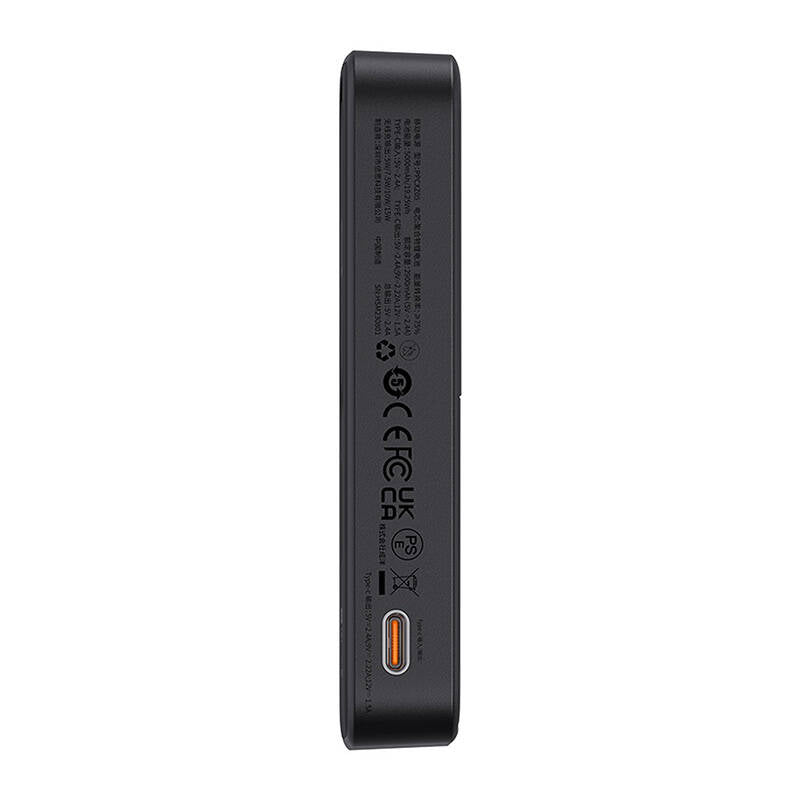 Vanjska bežična baterija Baseus MagPro PPCXZ05, 5000mAh, 20W, PD + FQI, 1 x QI - 1 x USB-C, Crna, Ponovno zapakirano P10064101123-00