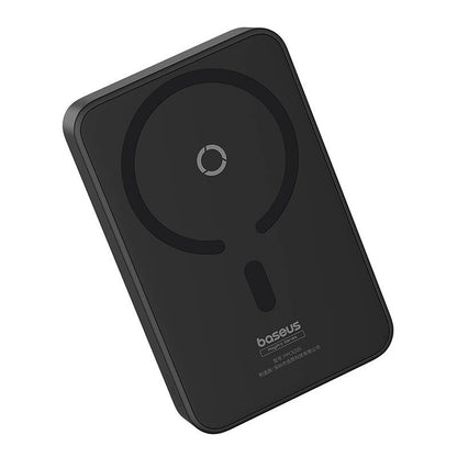 Vanjska bežična baterija Baseus MagPro PPCXZ05, 5000mAh, 20W, PD + FQI, 1 x QI - 1 x USB-C, Crna, Ponovno zapakirano P10064101123-00