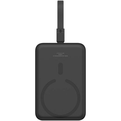 Vanjska baterija Wireless Baseus Magnetic Mini, 10000mAh, 20W, PD + FQI, 1 x Lightning - 1 x QI - 1 x USB-C, Crna P10022109113-00