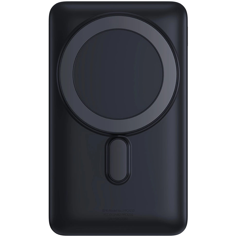 Vanjska baterija bežična Baseus Magnetic Bracket, 10000mAh, 20W, PD + FQI, 1 x QI - 1 x USB-C, plava PPCX000203