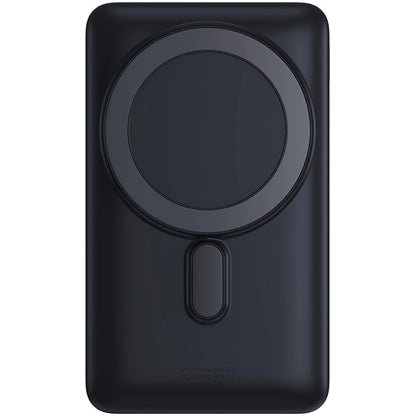 Vanjska baterija bežična Baseus Magnetic Bracket, 10000mAh, 20W, PD + FQI, 1 x QI - 1 x USB-C, plava PPCX000203