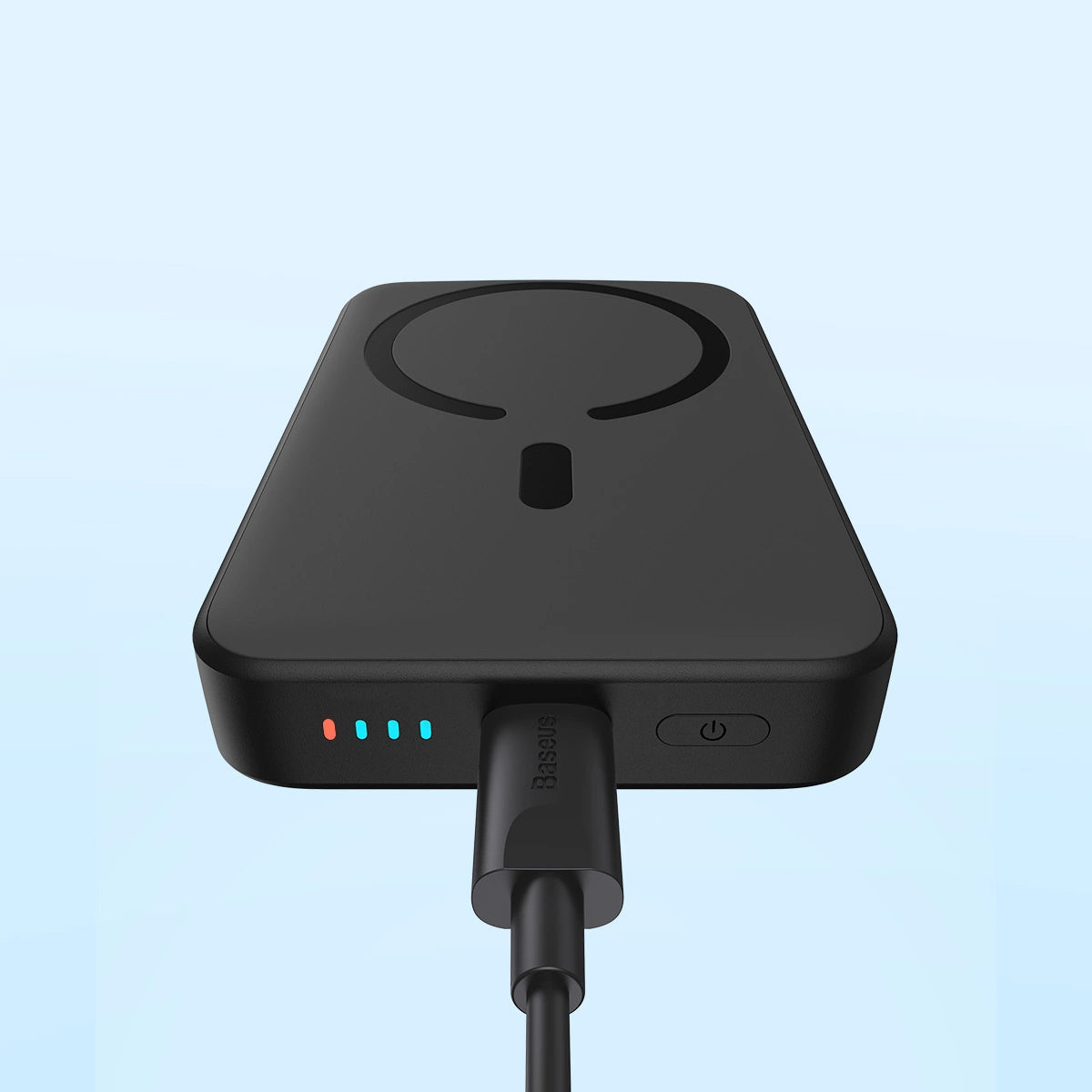 Vanjska baterija Wireless Baseus Magnetic Mini, 10000mAh, 20W, PD + FQI, 1 x QI - 1 x USB-C, crna PPCX070001