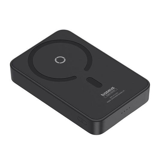 Vanjska bežična baterija Baseus MagPro PPCXZ05, 5000mAh, 20W, PD + FQI, 1 x QI - 1 x USB-C, Crna, Ponovno zapakirano P10064101123-00