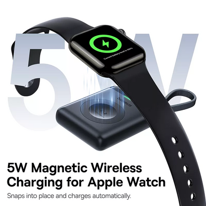 Bežična vanjska baterija Baseus EnerFill FW11 za Apple Watch Series, 1640mAh, 5W, 1 x QI, Crna E0205301
