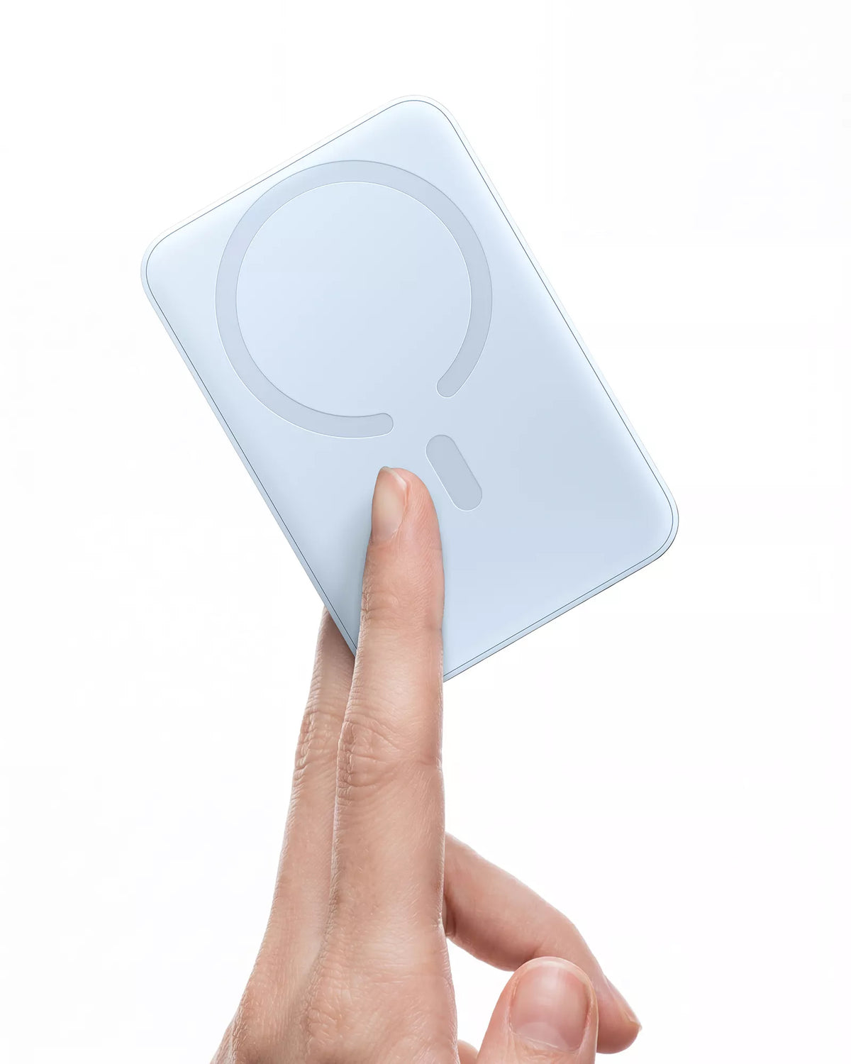 Bežična vanjska baterija Baseus EnerFill FM11 Ultra-Mini, 10000mAh, 22.5W, PD + FQI, 1 x QI - 1 x USB-C, Plava P1008210E313-00