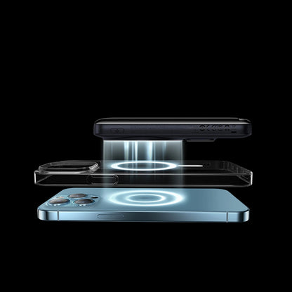 Vanjska baterija bežična Baseus Magnetic Bracket, 10000mAh, 20W, PD + FQI, 1 x QI - 1 x USB-C, plava PPCX000203
